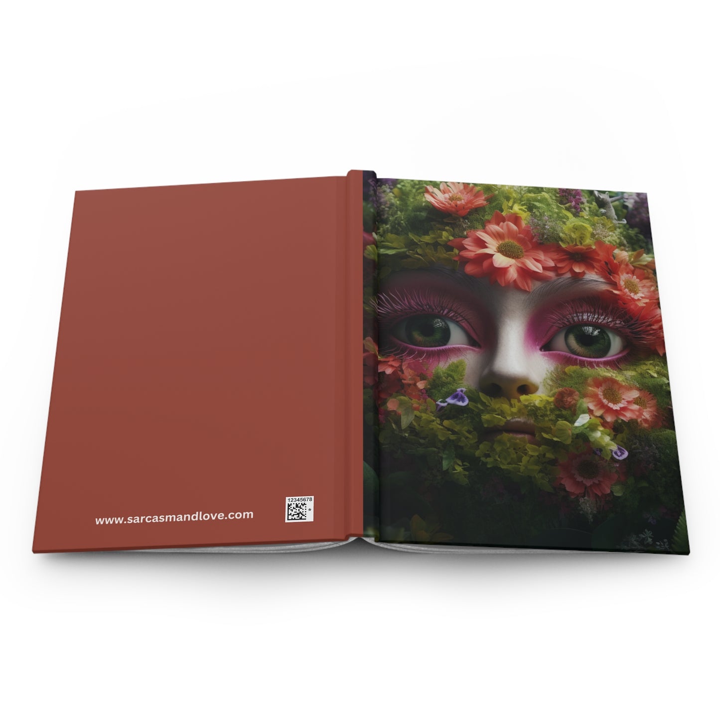 Mystical Creature Hardcover Notebook | Emerging Ground Design | Journal, Self-Care Diary, Gratitude, Wellness & Affirmations | 5.75"x7.5"