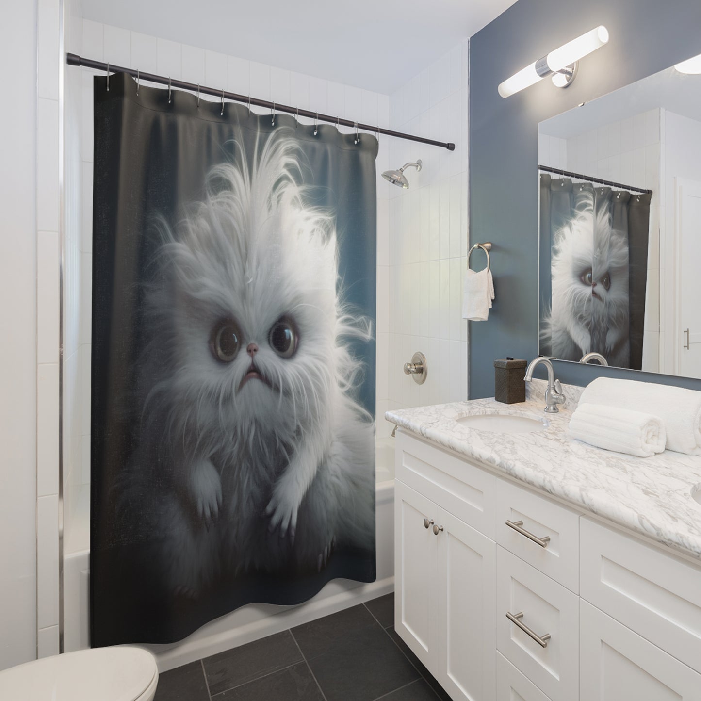 Energize Your Mornings with the Morning Creature Shower Curtain