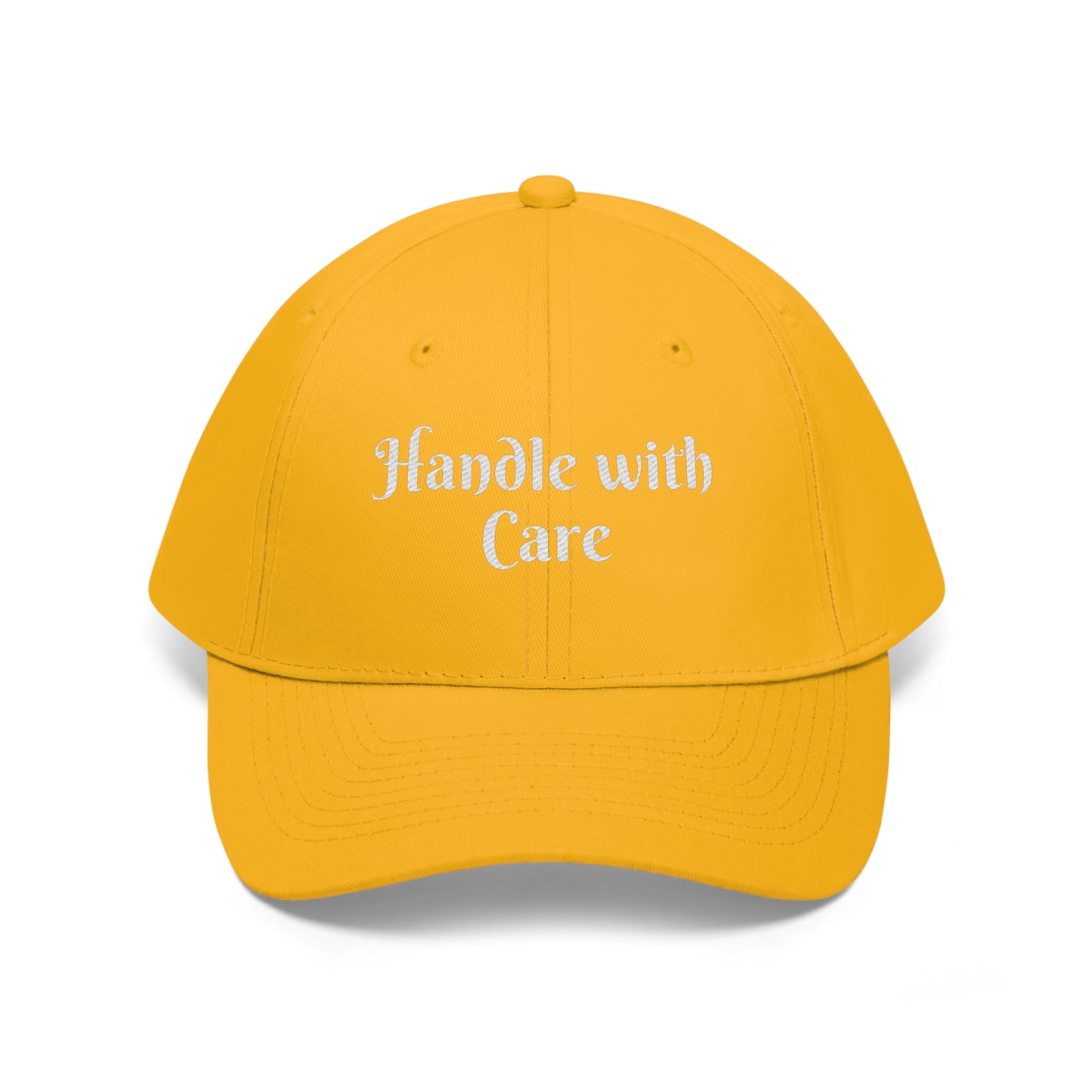 Handle with Care Embroidered Hat for Gentle Souls