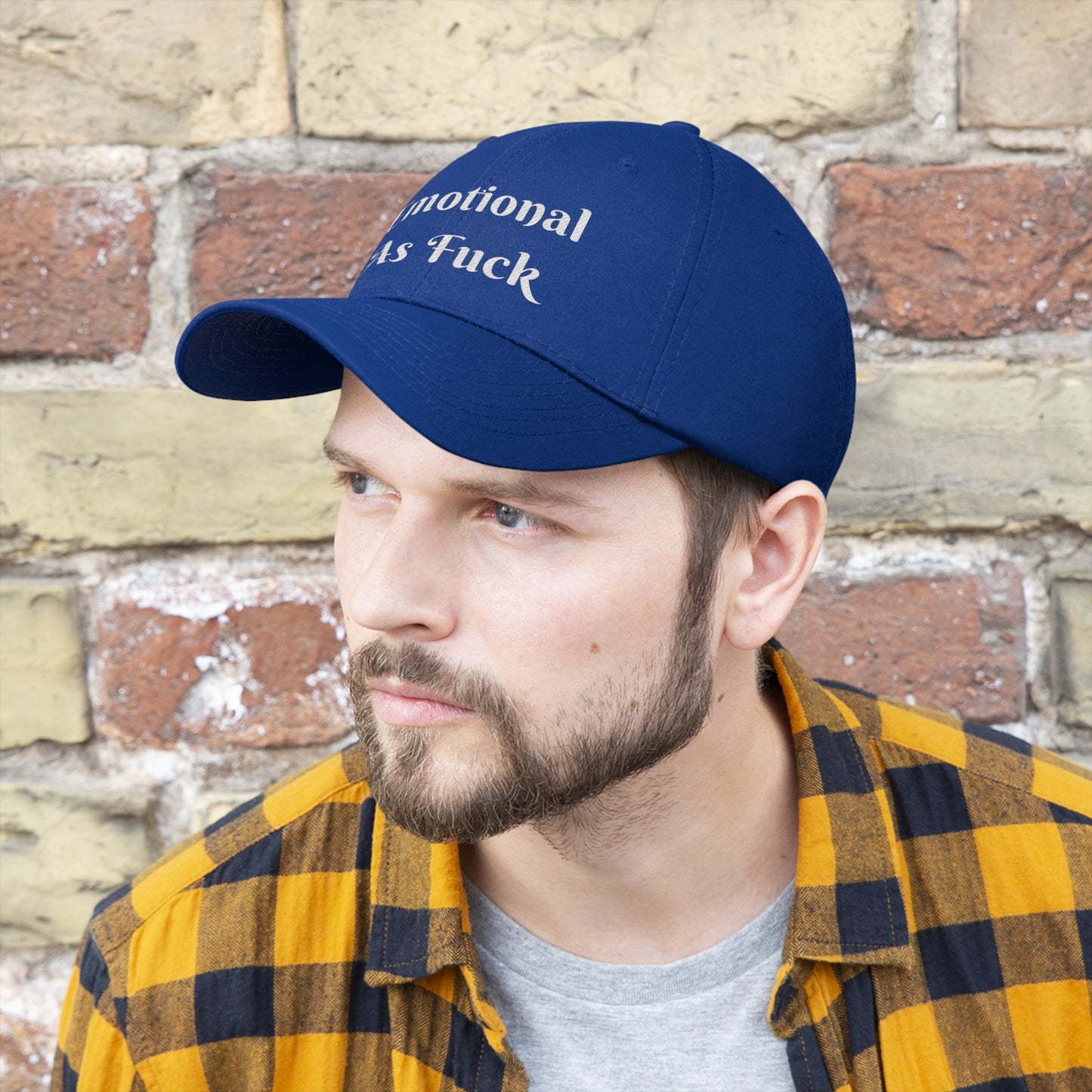 Emotional as Fuck Embroidered Hat for Authentic Expression