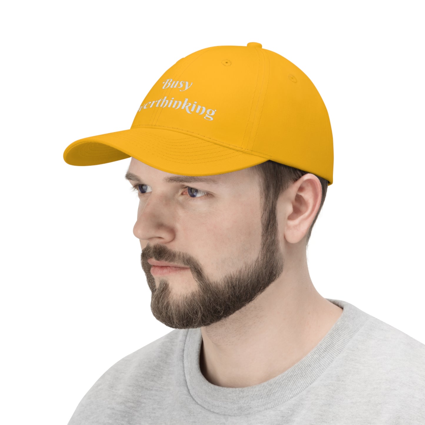 Busy Overthinking Embroidered Hat for Overthinkers