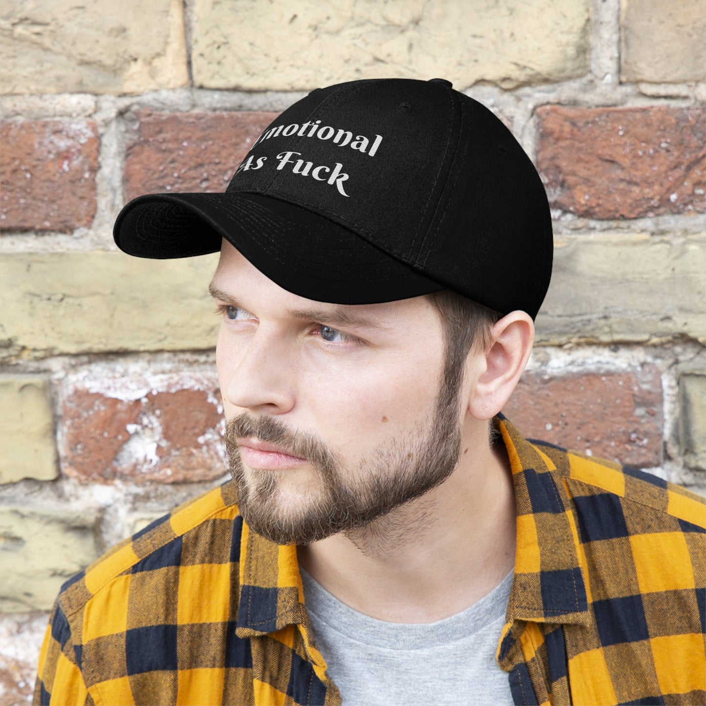 Emotional as Fuck Embroidered Hat for Authentic Expression