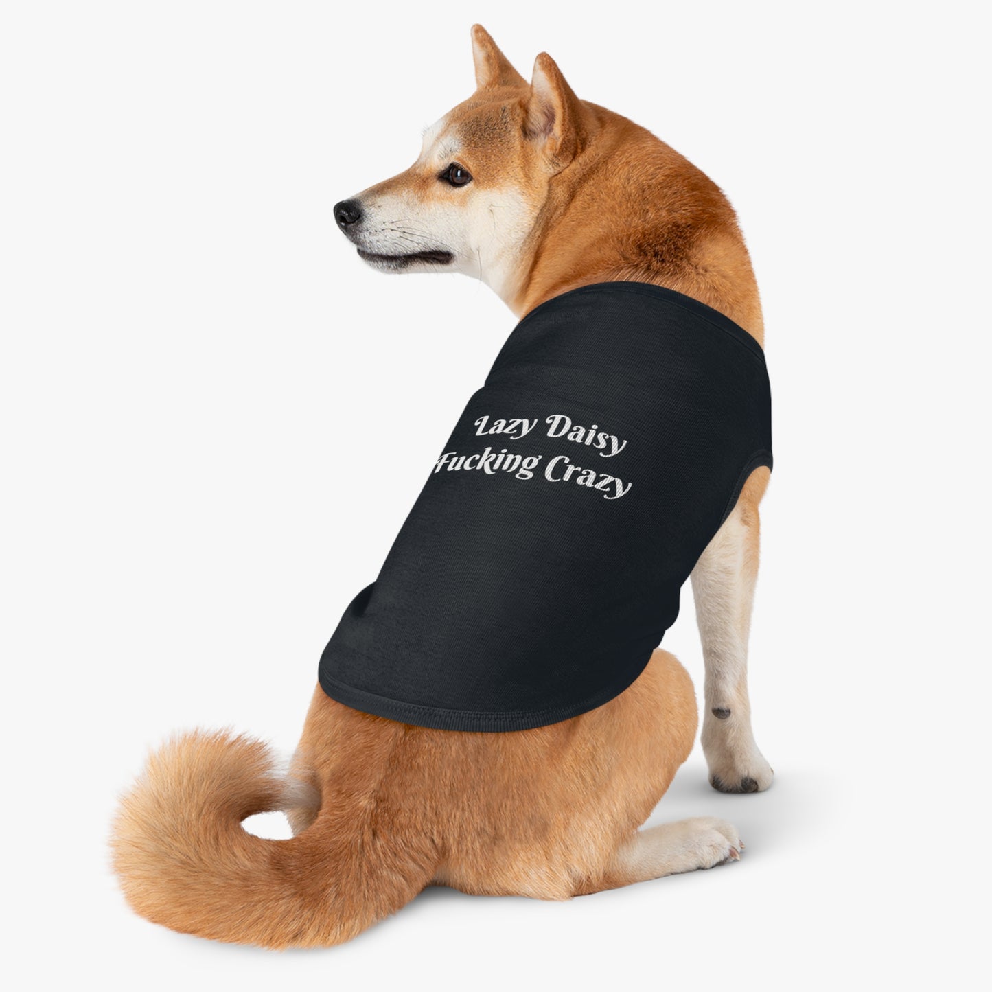 Lazy Daisy Fucking Crazy Pet Tank Top - Unleash the Wild Side of Your Pet