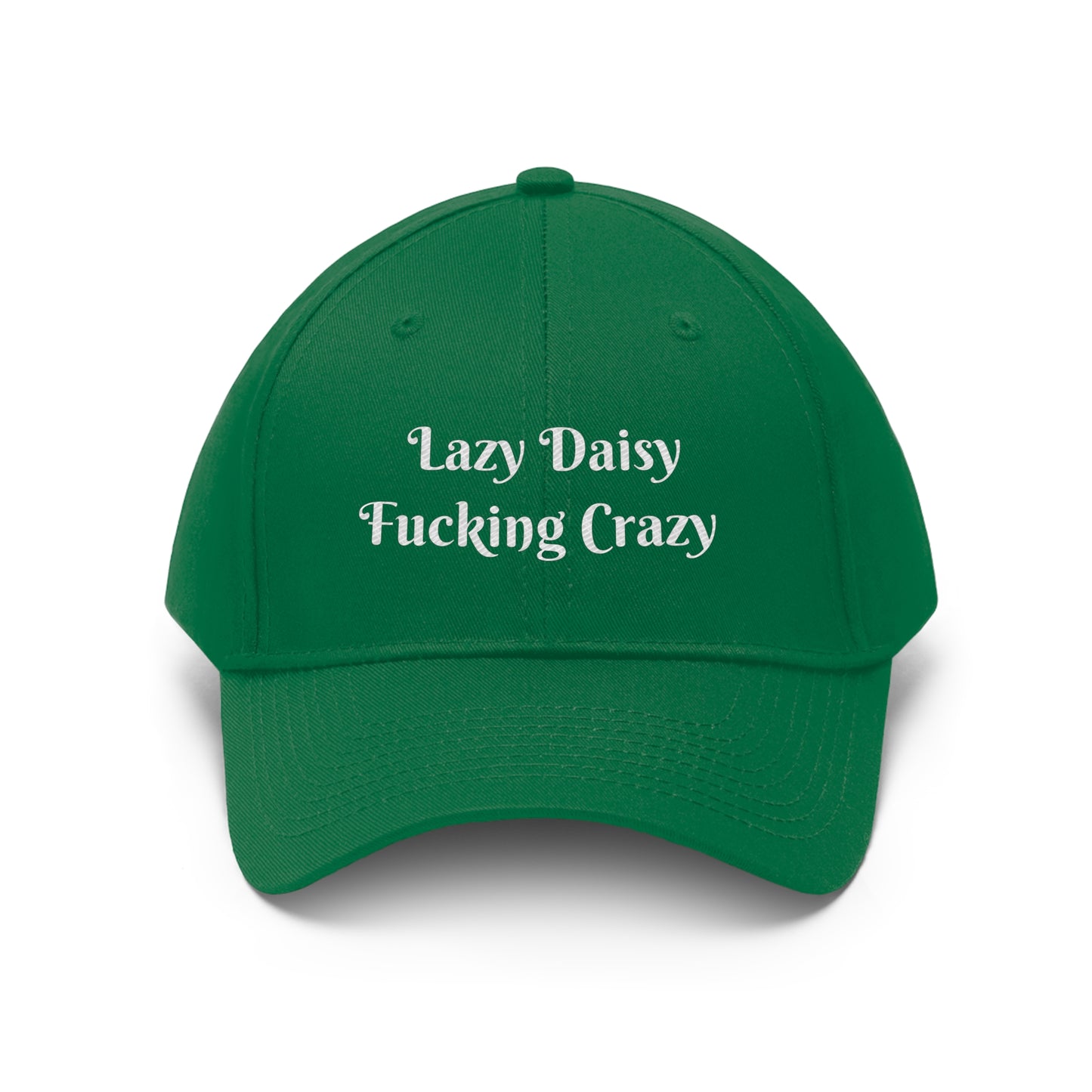 Lazy Daisy, Fucking Crazy Embroidered Hat for Unapologetically Fun Style